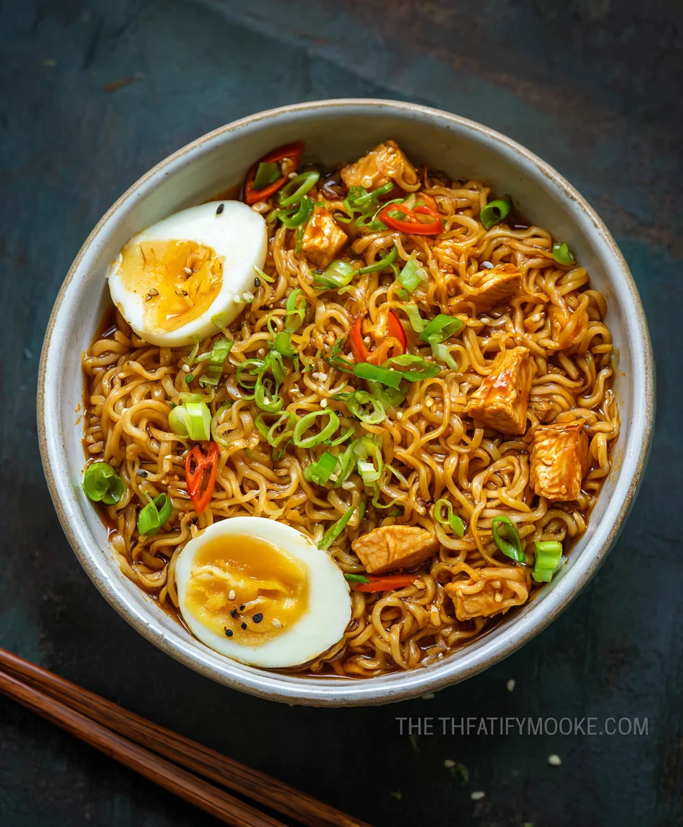 Easy Saucy Ramen Noodles-Quick & Flavorful Meal