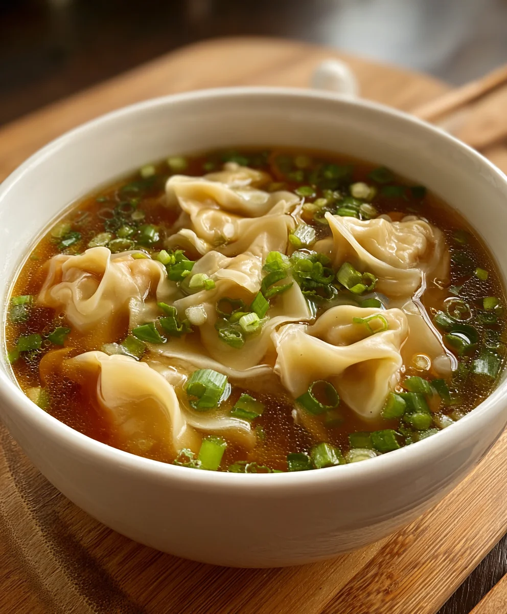 Easy Beef Wonton Soup - Quick & Delicious Recipe