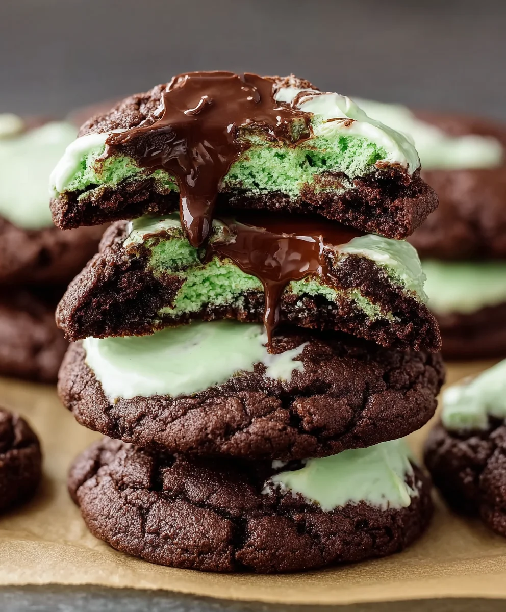 Easy Grasshopper Cake Mix Cookies-Quick & Delicious Recipe