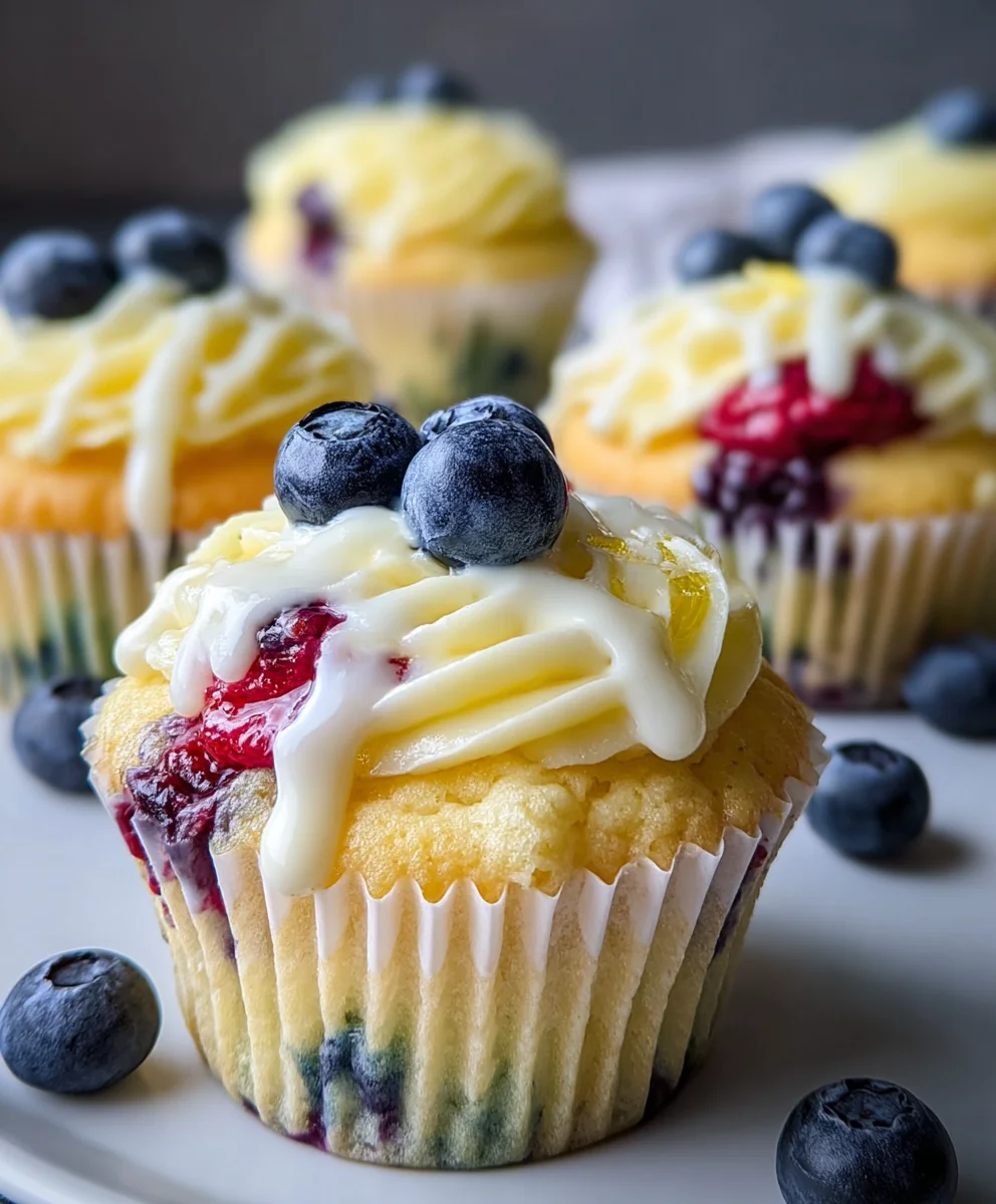 Summer Lemon Berry Cupcakes - Easy & Delicious Recipe