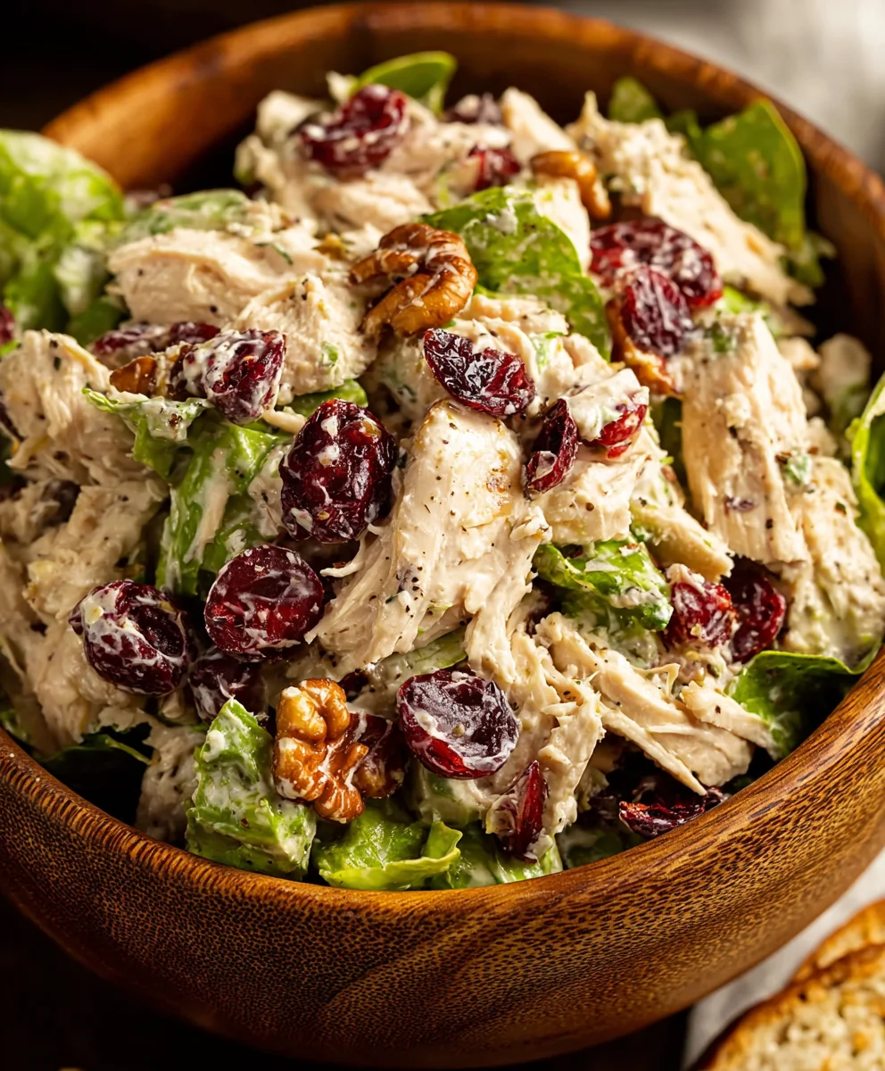 Sweet Cranberry Chicken Salad-Easy & Delicious