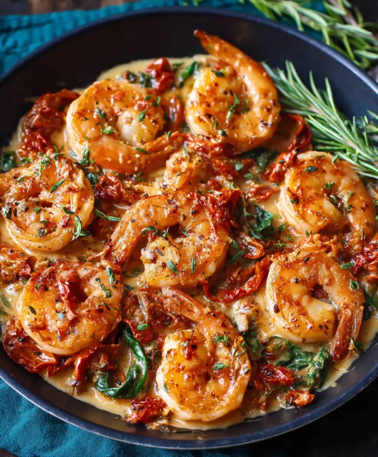 One-Pan Tuscan Shrimp Quick & Easy Dinner