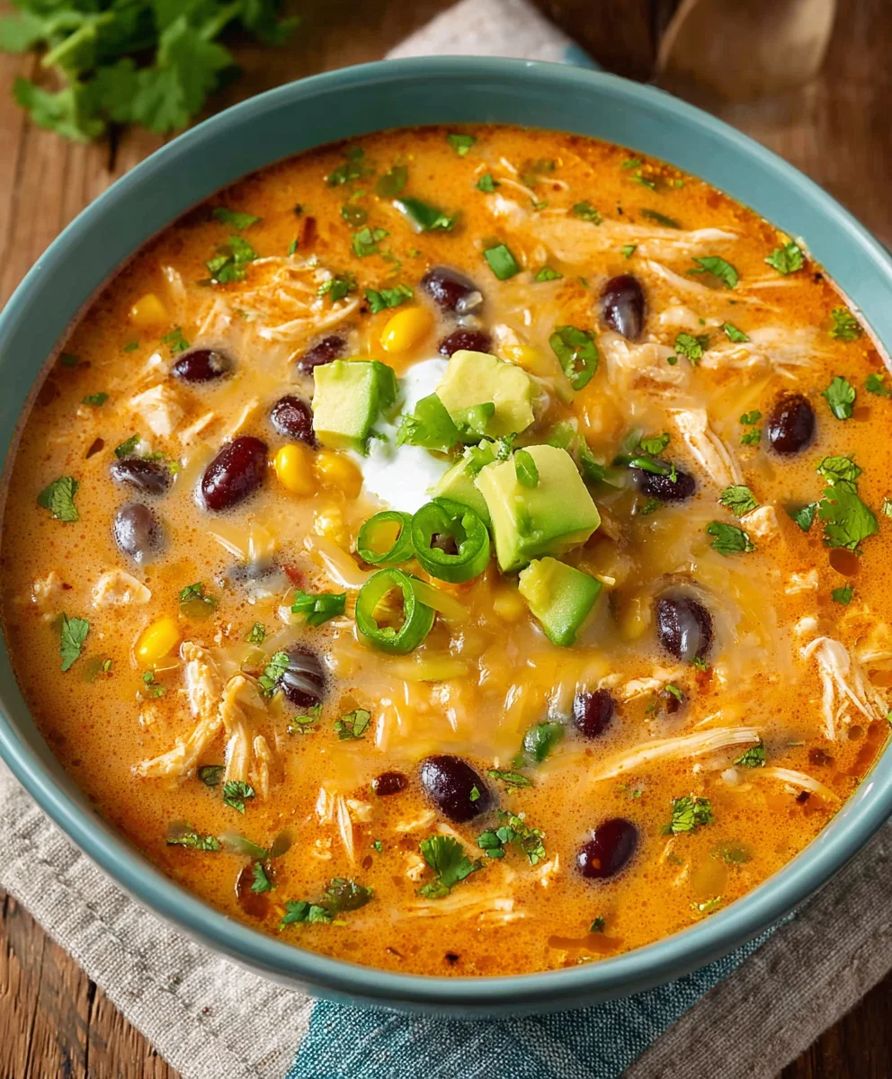 Creamy Chicken Enchilada Soup Recipe - Easy & Delicious