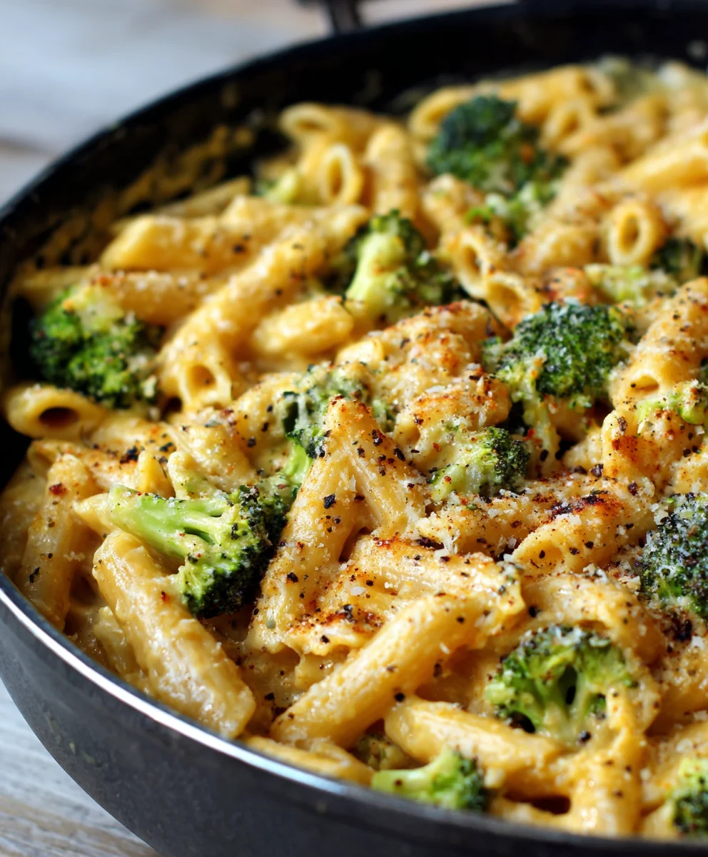 Healthy Broccoli Mac and Cheese - One Pot Wonder