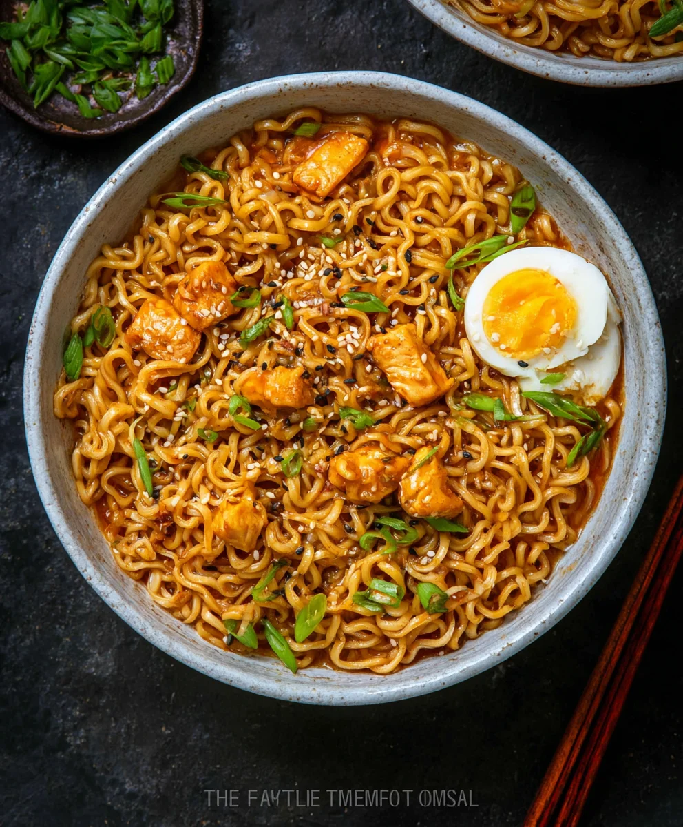 Easy Saucy Ramen Noodles-Quick & Flavorful Meal