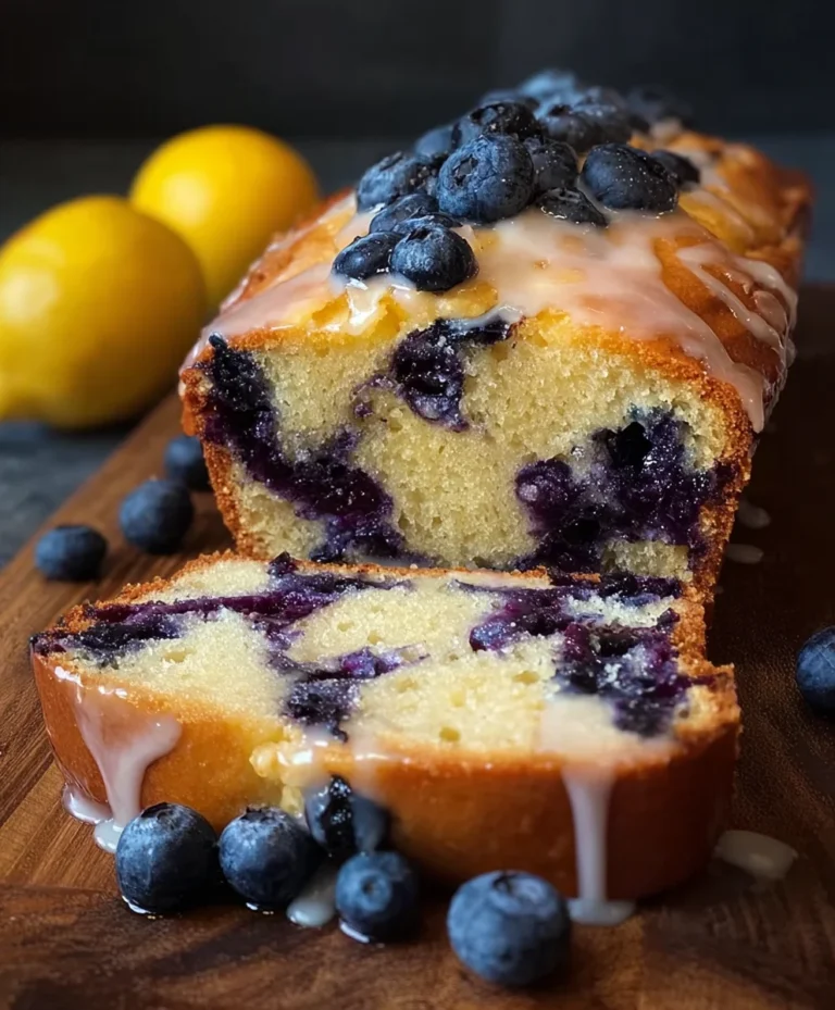 Easy Lemon Blueberry Loaf-The Perfect Quick Bread