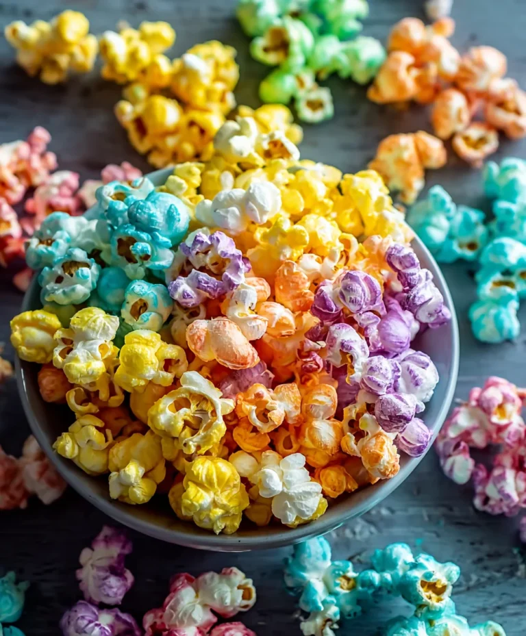 Colorful Candied Popcorn Recipe-Sweet Treat Fun