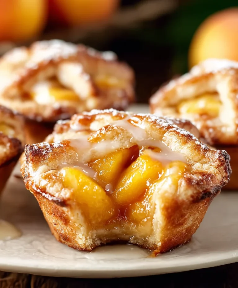 Easy Mini Peach Pies – Simple & Delicious Dessert