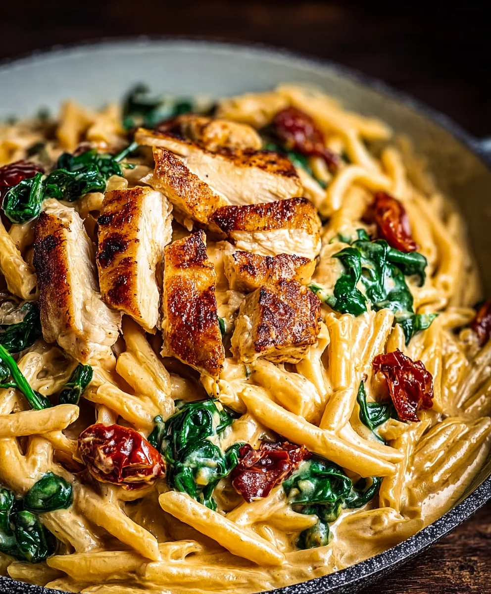 Creamy Tuscan Beef Pasta - Easy One-Pot Meal