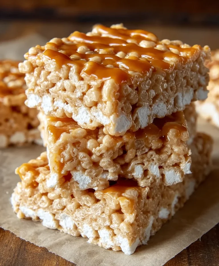 Brown Butter Dulce de Leche Rice Krispie Treats