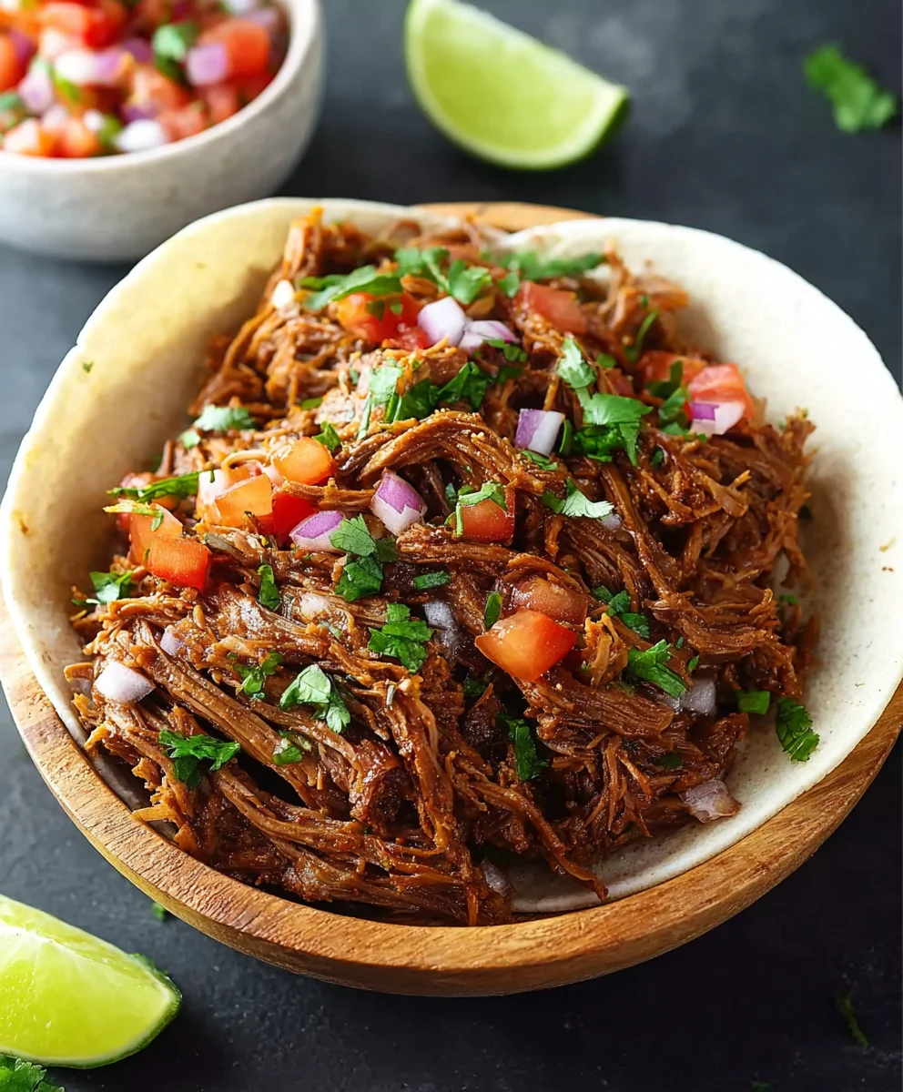 Easy Mexican Shredded Beef- Tender & Flavorful