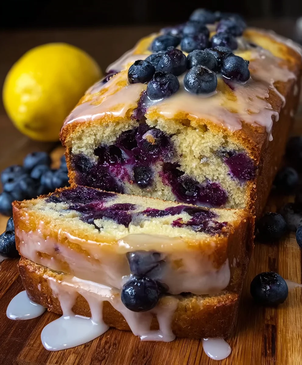 Easy Lemon Blueberry Loaf-The Perfect Quick Bread