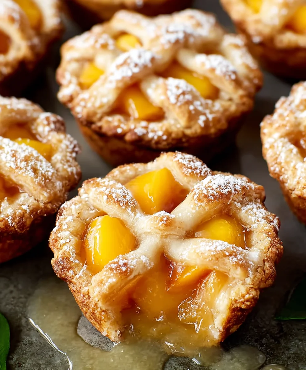Easy Mini Peach Pies - Simple & Delicious Dessert