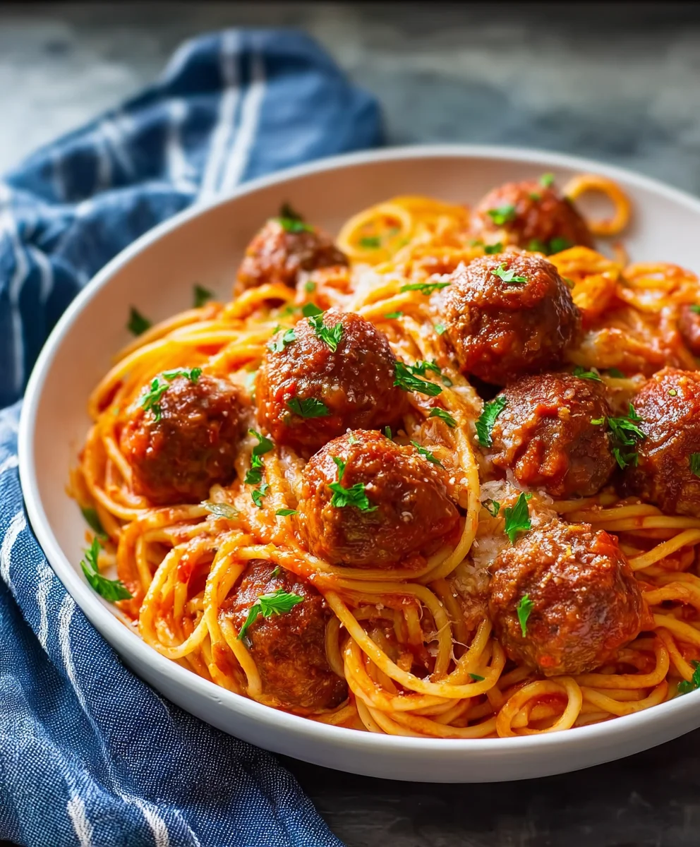 Easy Instant Pot Spaghetti and Meatballs Dinner