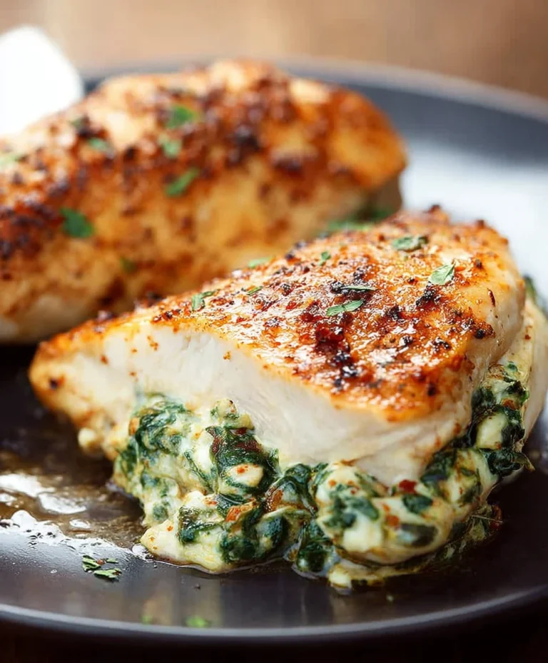 Spinach Stuffed Chicken Breasts – Easy & Delicious Recipe