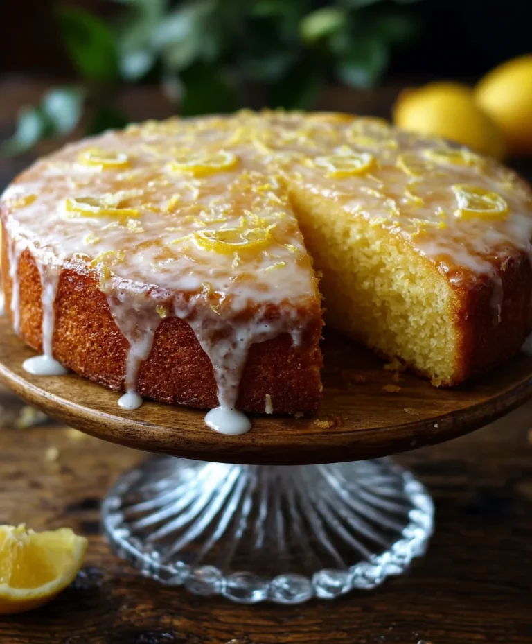Ultimate Moist Zesty Lemon Cake Recipe