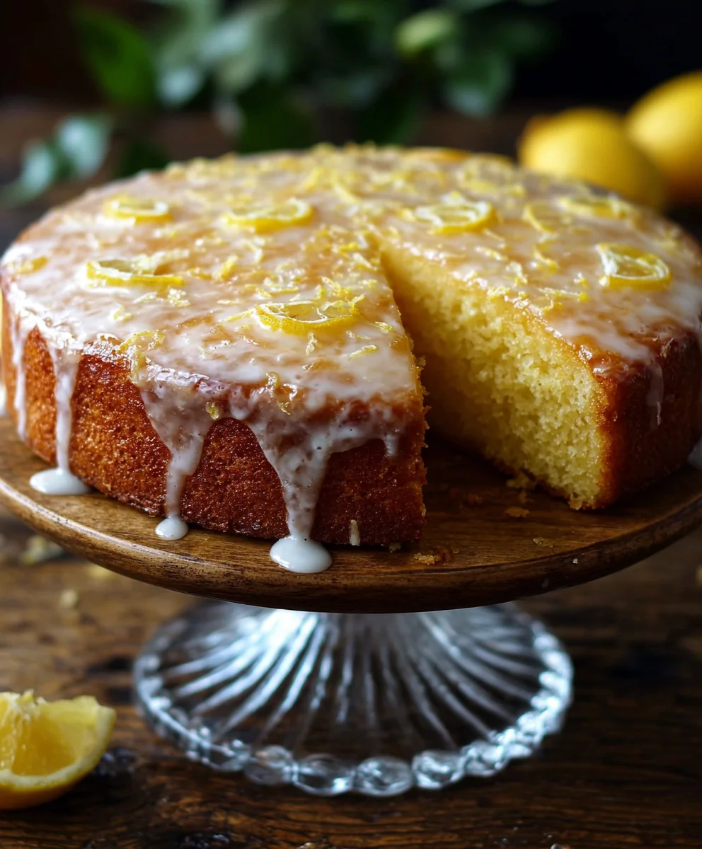 Ultimate Moist Zesty Lemon Cake Recipe
