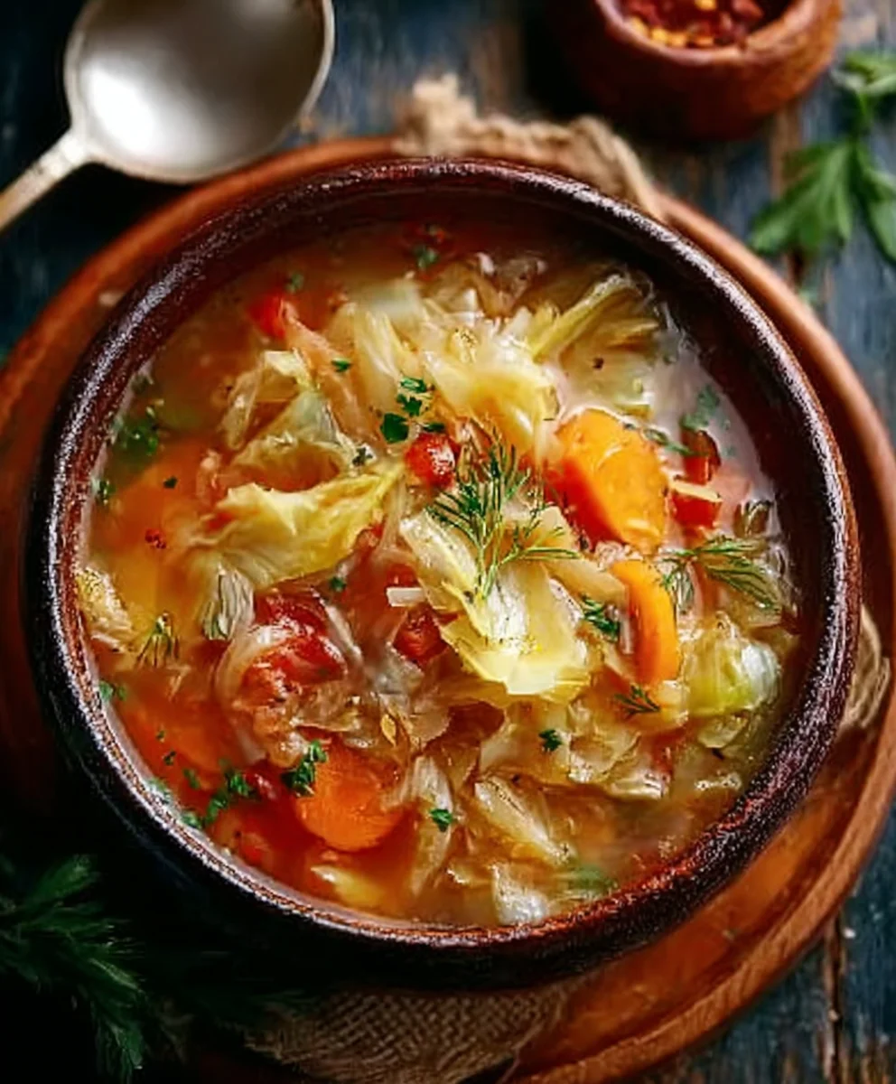 Cabbage Soup Diet-Burn Fat Fast-Easy Recipe