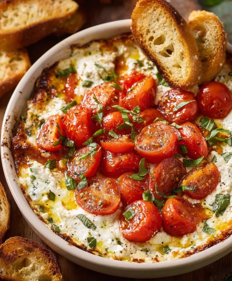 Easy Caprese Dip Recipe- Fresh Tomato Mozzarella Flavor
