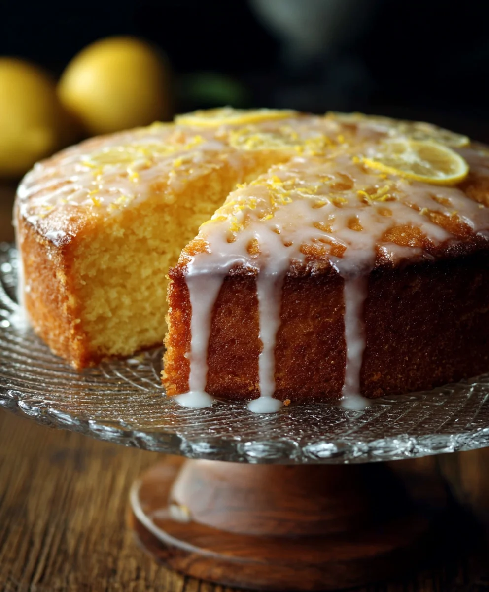 Ultimate Moist Zesty Lemon Cake Recipe