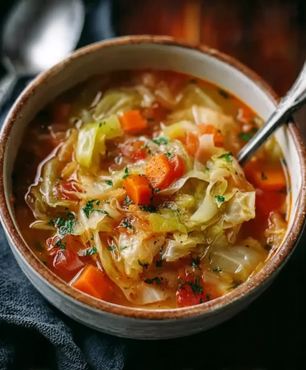 Cabbage Soup Diet-Burn Fat Fast-Easy Recipe