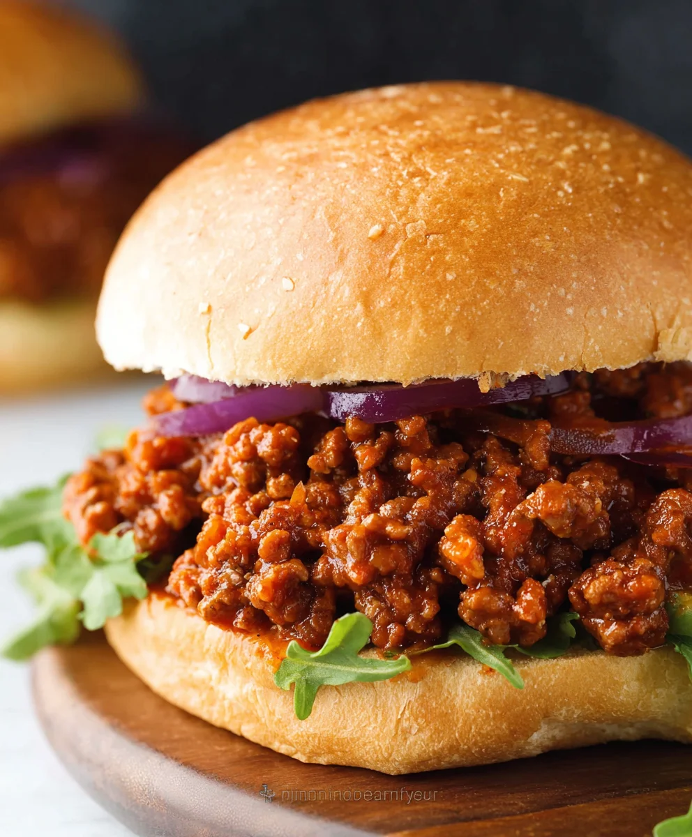 Easy Beef Sloppy Joes-Classic Comfort Food