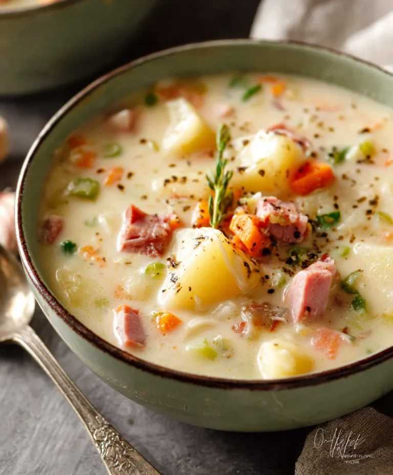 Hearty Beef Potato Beef Ham Soup Recipe-Flavorful Comfort