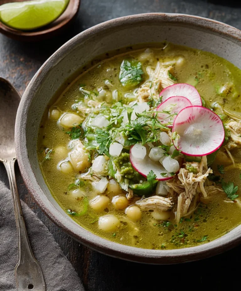 Chicken Pozole Verde Soup – Flavorful Mexican Green Pozole