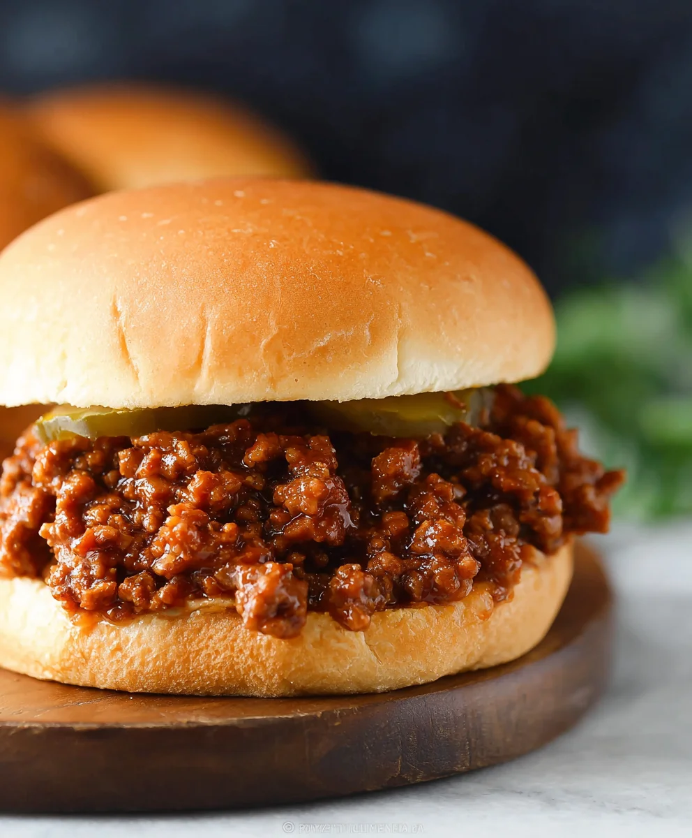 Easy Beef Sloppy Joes-Classic Comfort Food