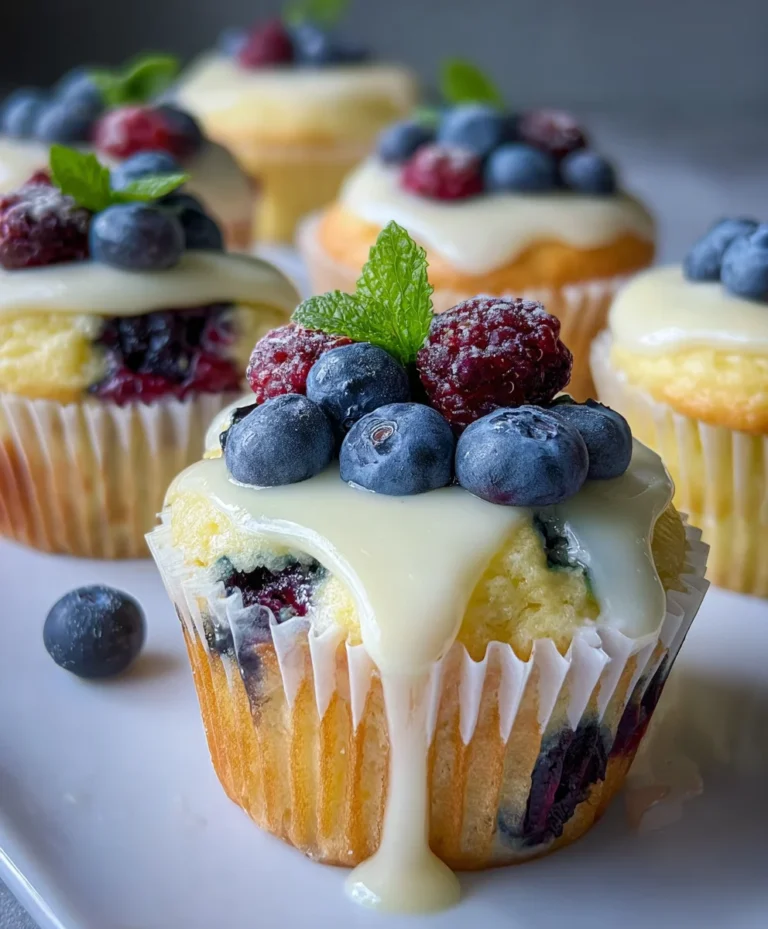 Summer Lemon Berry Cupcakes – Easy & Delicious Recipe