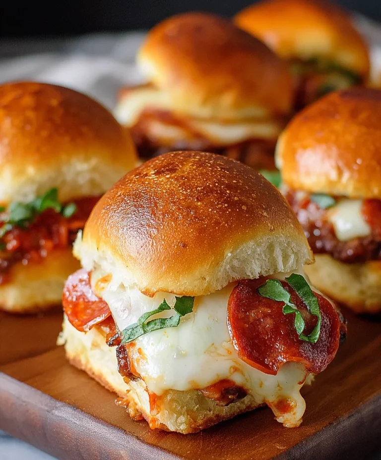 Beef Beef Pepperoni Pizza Sliders- Easy Appetizer Recipe