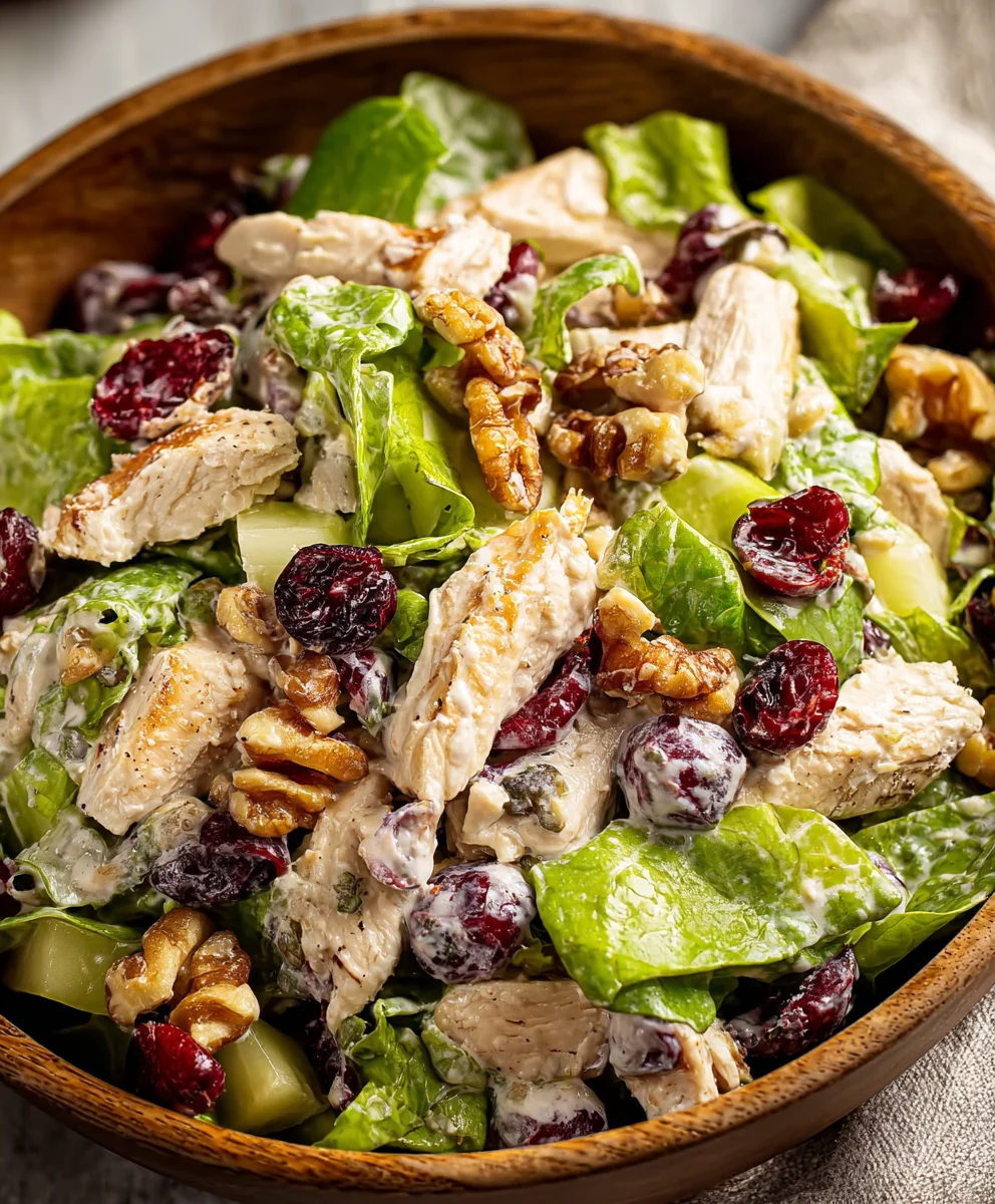 Sweet Cranberry Chicken Salad-Easy & Delicious