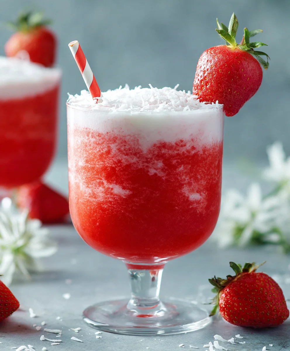 Classic Strawberry Daiquiri Recipe- Best Non-Non-Non-Alcoholic Alternativeic Version