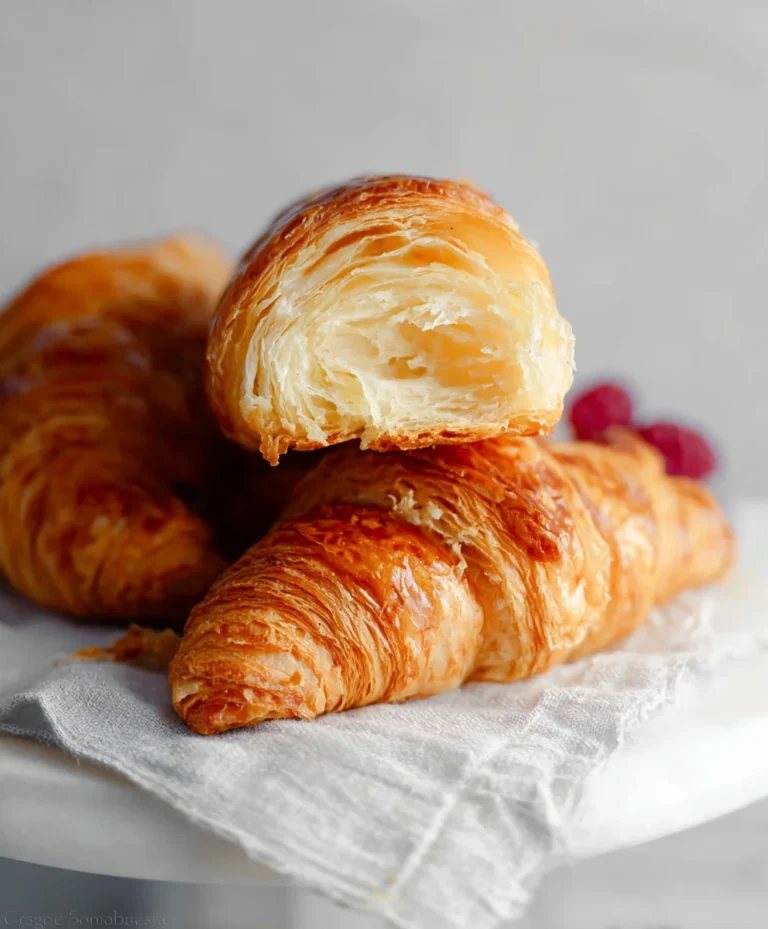 Flaky Homemade Croissants- Easy Recipe for Buttery Perfection