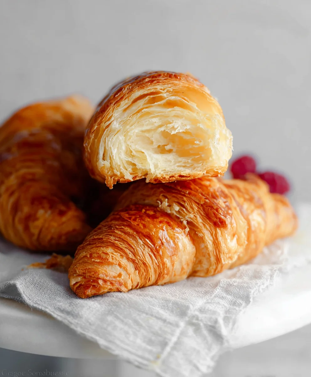 Flaky Homemade Croissants- Easy Recipe for Buttery Perfection