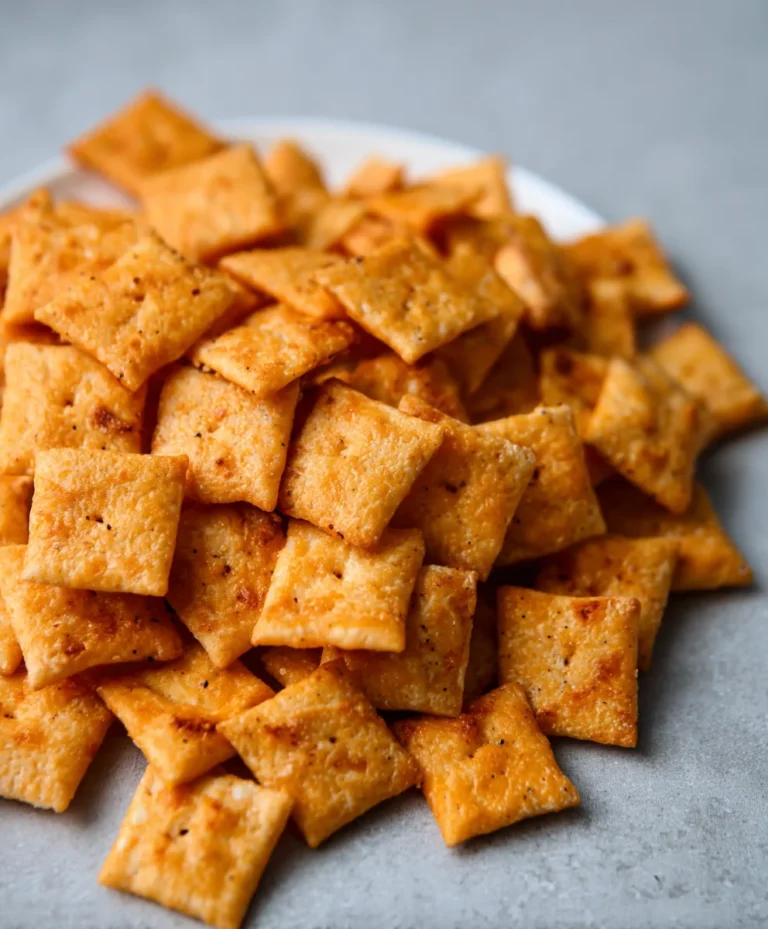 Homemade Sourdough Cheez Its- Irresistible Crackers