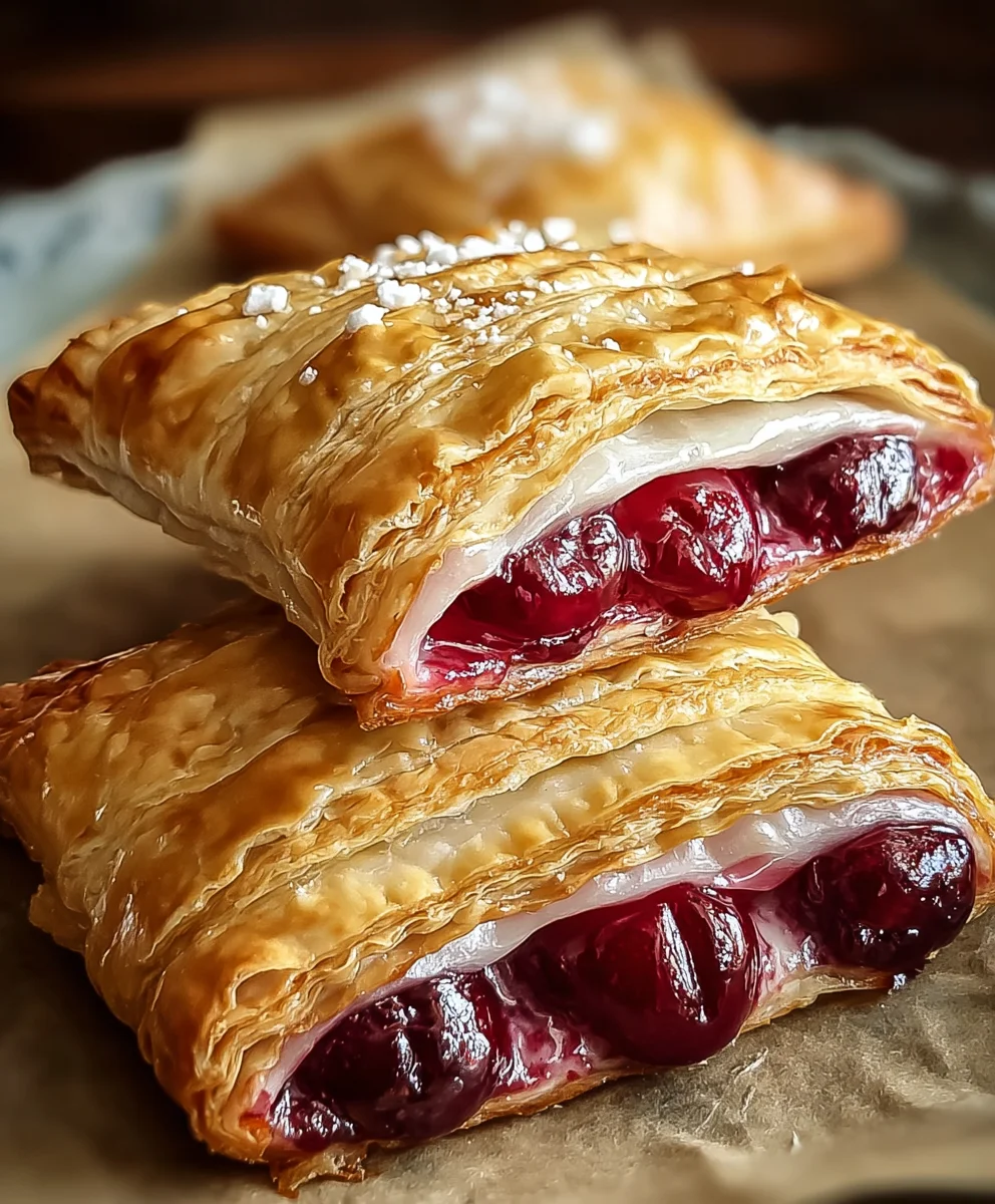 Easy Cherry Turnovers - Deliciously Simple Pastry
