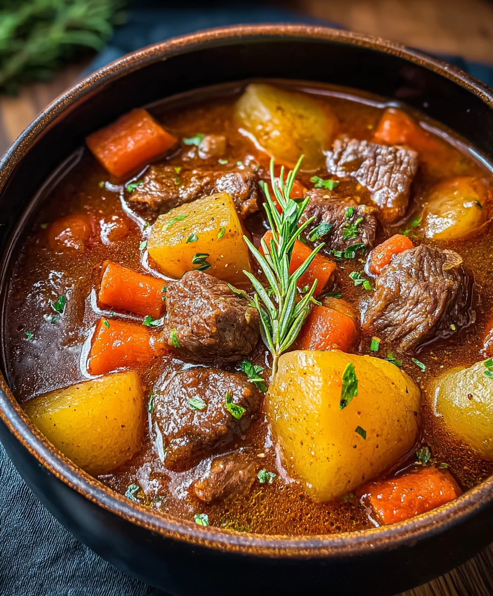 Hearty Homemade Beef Stew Recipe - Comfort Food Classic