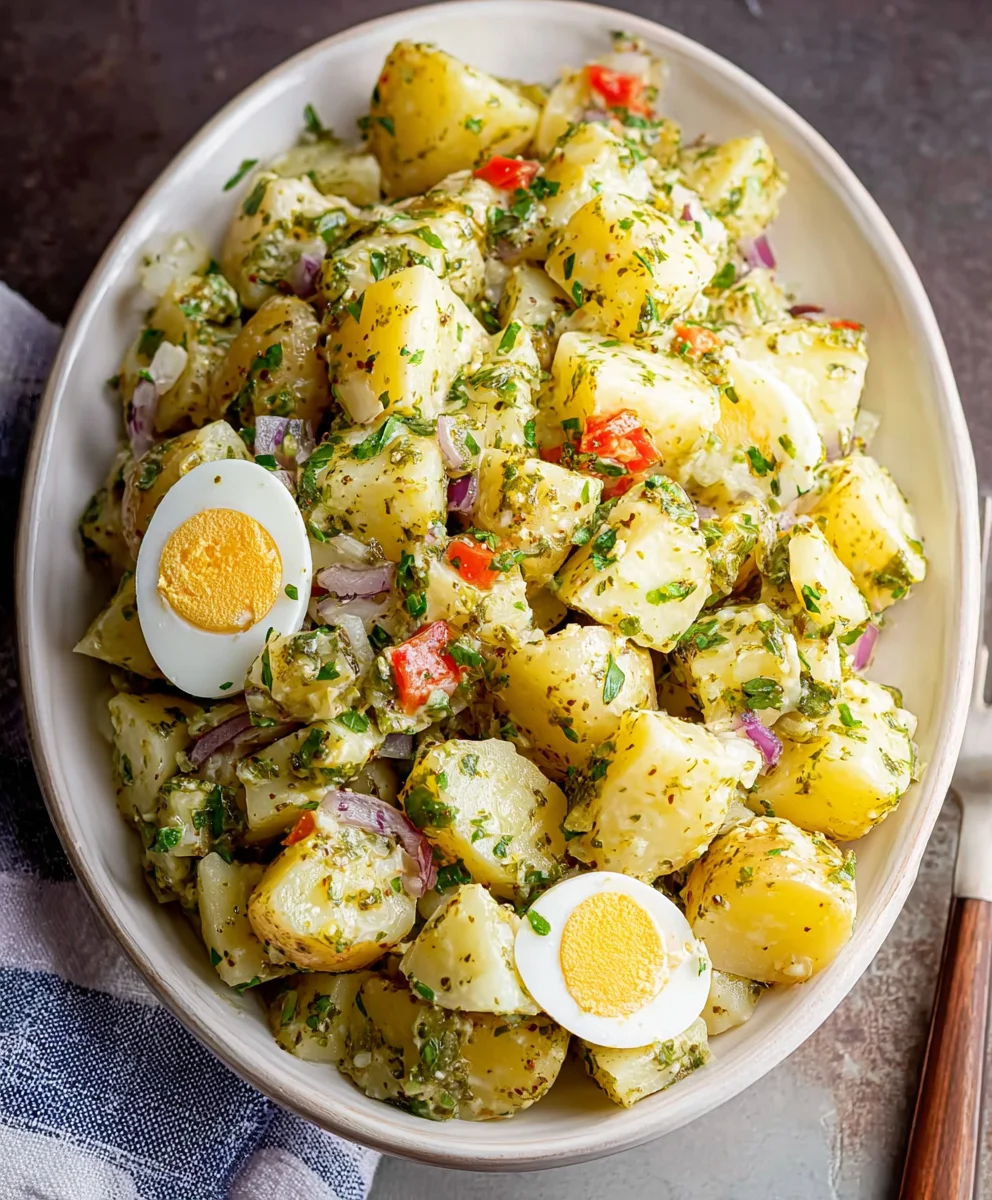 Authentic Italian Potato Salad - A Zesty Twist