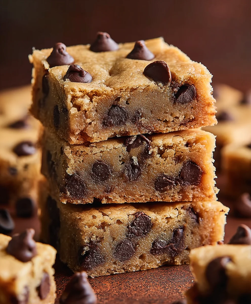 Easy Chocolate Chip Cookie Bars - Perfect Dessert