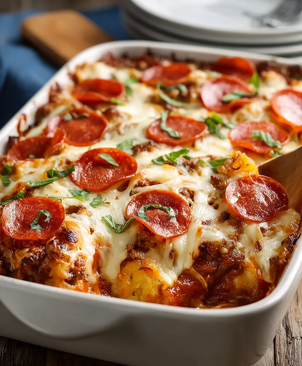 Easy Bubble Up Pizza Casserole Recipe-Family Favorite