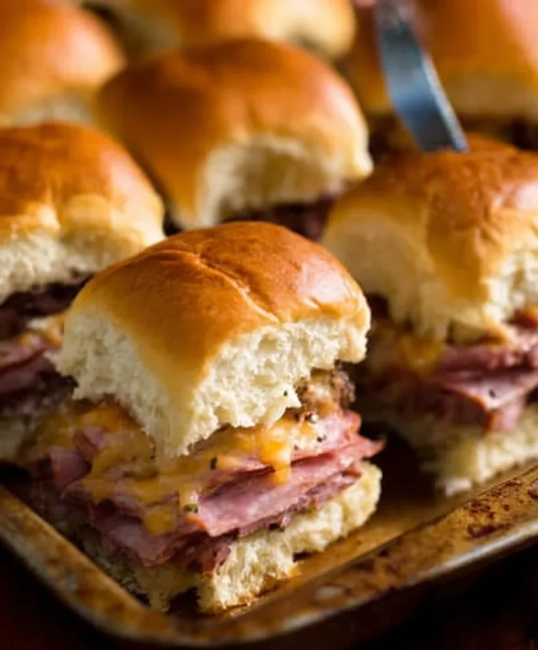 Mississippi Sin Beef Beef Ham Sliders Easy Recipe