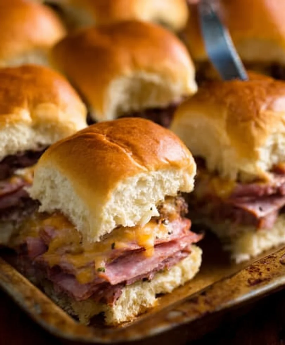 Mississippi Sin Beef Beef Ham Sliders Easy Recipe