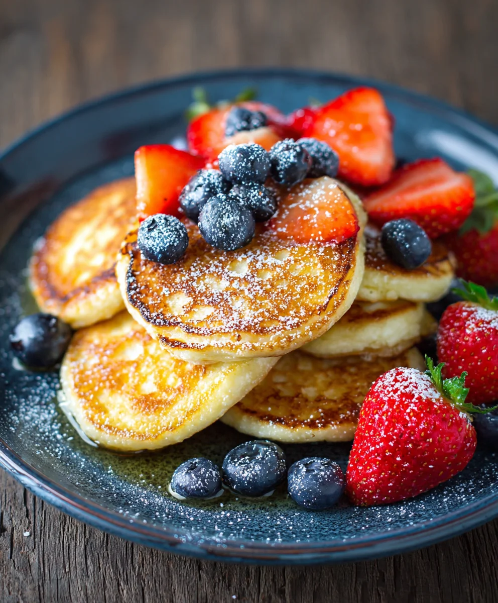 Fluffy Cottage Cheese Pancakes - Easy & Delicious Recipe