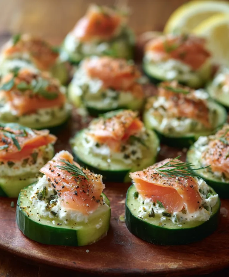 Cucumber Smoked Salmon Bites-Easy Appetizer