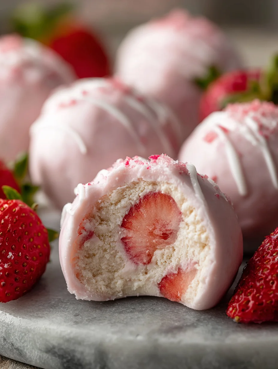 Easy Strawberry Yogurt Bites Healthy Treat