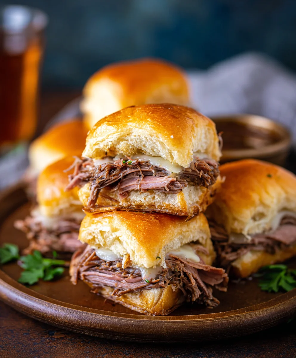 Easy French Dip Sliders - Juicy Beef & Flavor