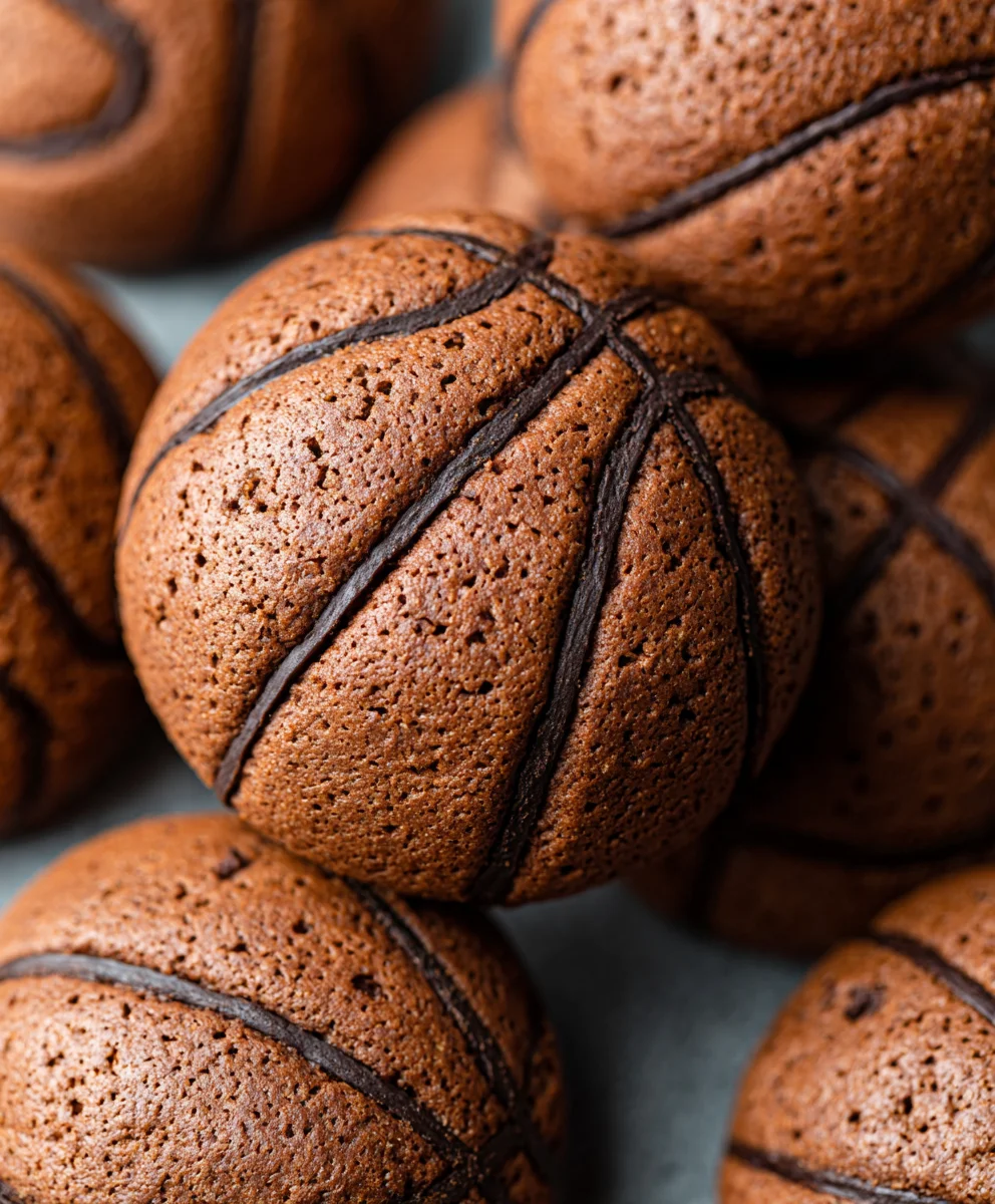 Piping Basketball Cookies-Fun & Easy Decorating Ideas
