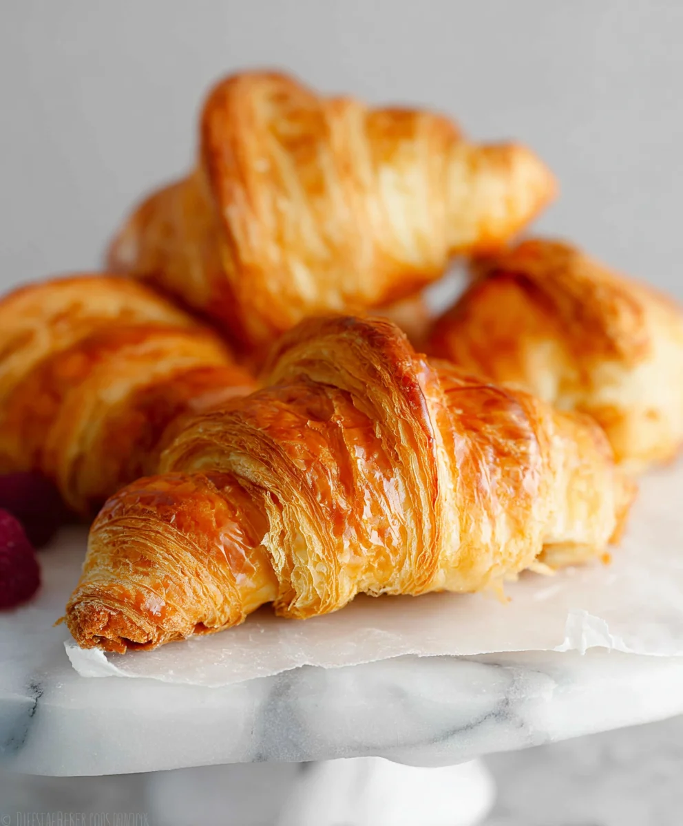 Flaky Homemade Croissants- Easy Recipe for Buttery Perfection