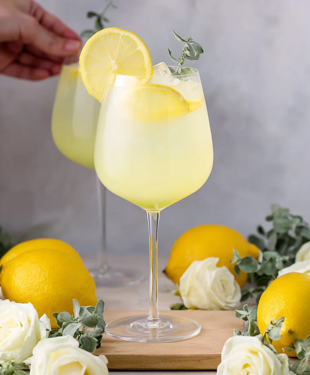 Non-Non-Non-Alcoholic Alternativeic Limoncello Spritz Recipe-Refreshing Twist